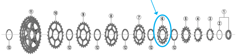 Zahnkranz CS-HG700-11 / 17