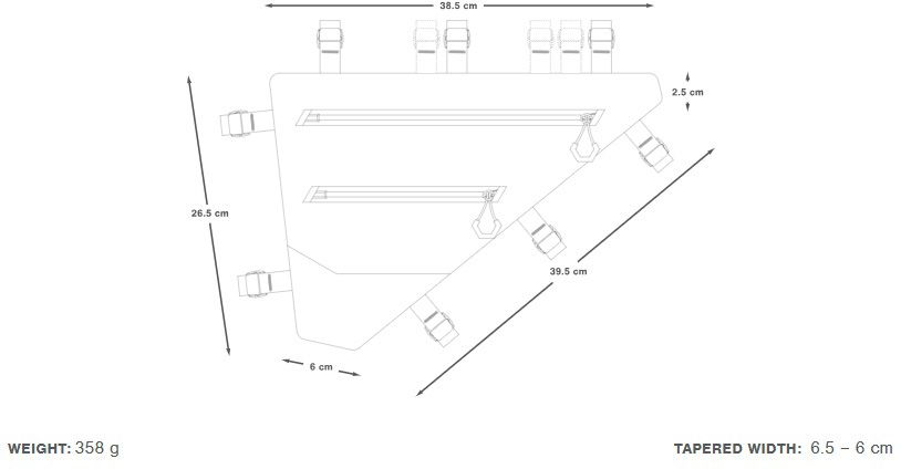 EXPEDITION FULL FRAME PACK Rahmentasche / black / 4.6l