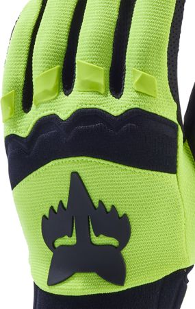YOUTH DIRTPAW Kinder-Langfingerhandschuhe / flo yellow / L=7