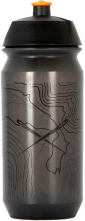 Contour Bottle / schwarz / 7.5 x 7.5 x 25 cm, 0.5 l