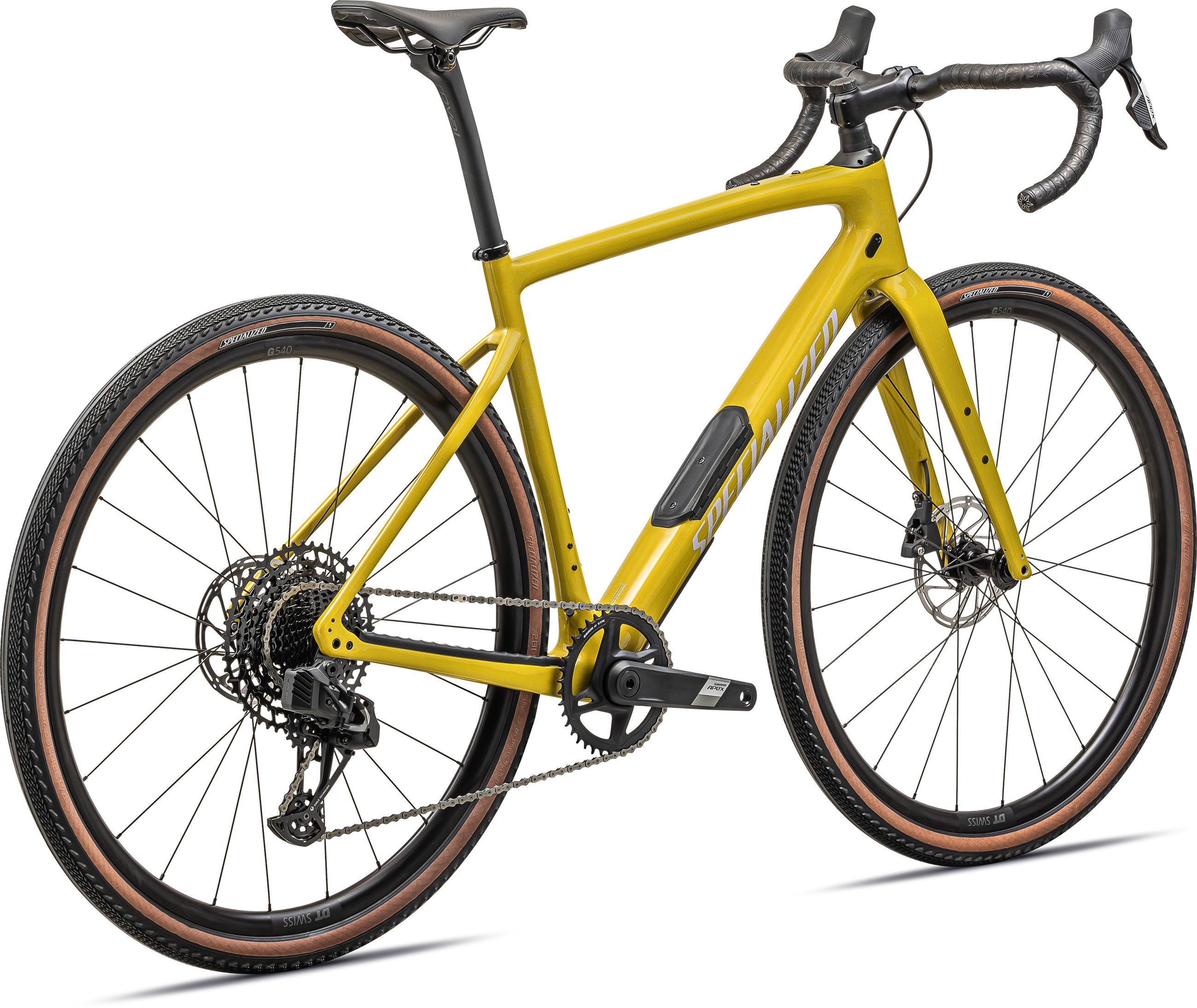 DIVERGE COMP CARBON Gravelbike / gloss metallic sulfur amber glow purple haze metal / 58 CM