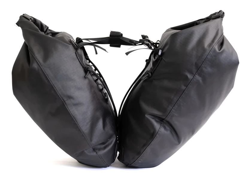 DRY-LITES Hinterradtaschen (Duo) / black / 28 L