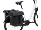 LEEDS DOUBLE Hinterradtasche / black