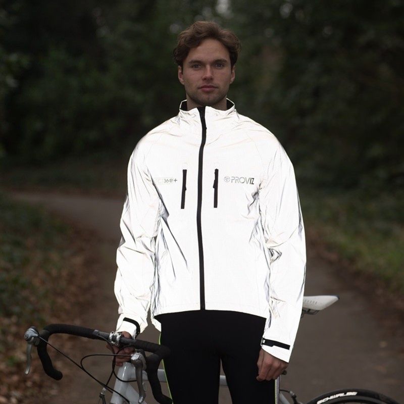 REFLECT 360+ Herren-Regenjacke / silber / M