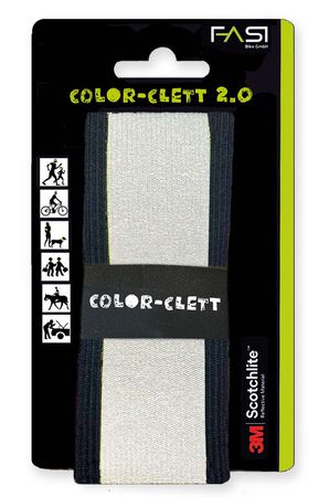 Fasi Color-Clett Reflektionsband 2.0 Premium / schwarz