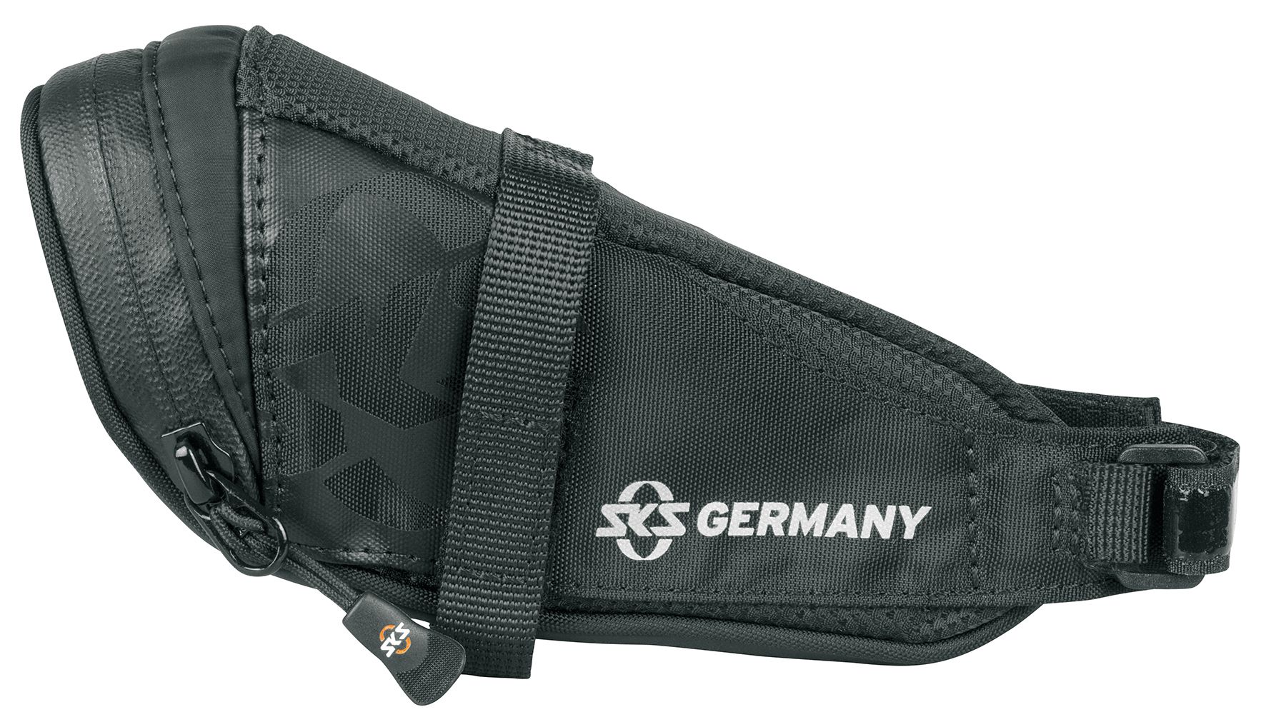 Satteltasche Racer Straps schwarz / schwarz