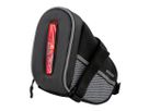 LED BAG Satteltasche mit integriertem Rücklicht / schwarz / 0.8L