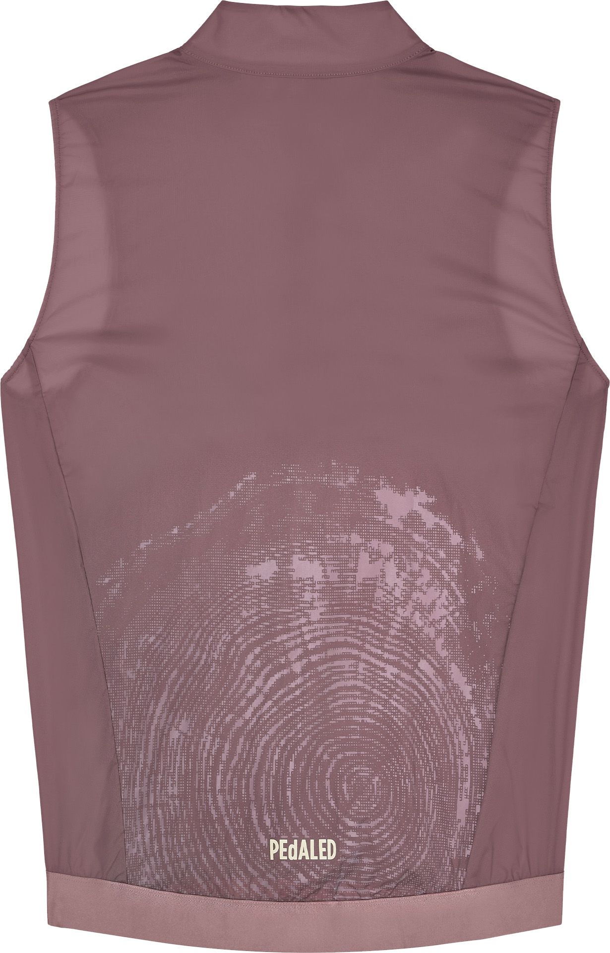 ODYSSEY HIGH VISIBILITY Herren-Gravel-Windweste / burgundy / M