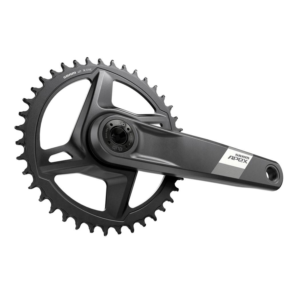 Crankset Apex Wide 1x12 DUB / black / 160mm/40t
