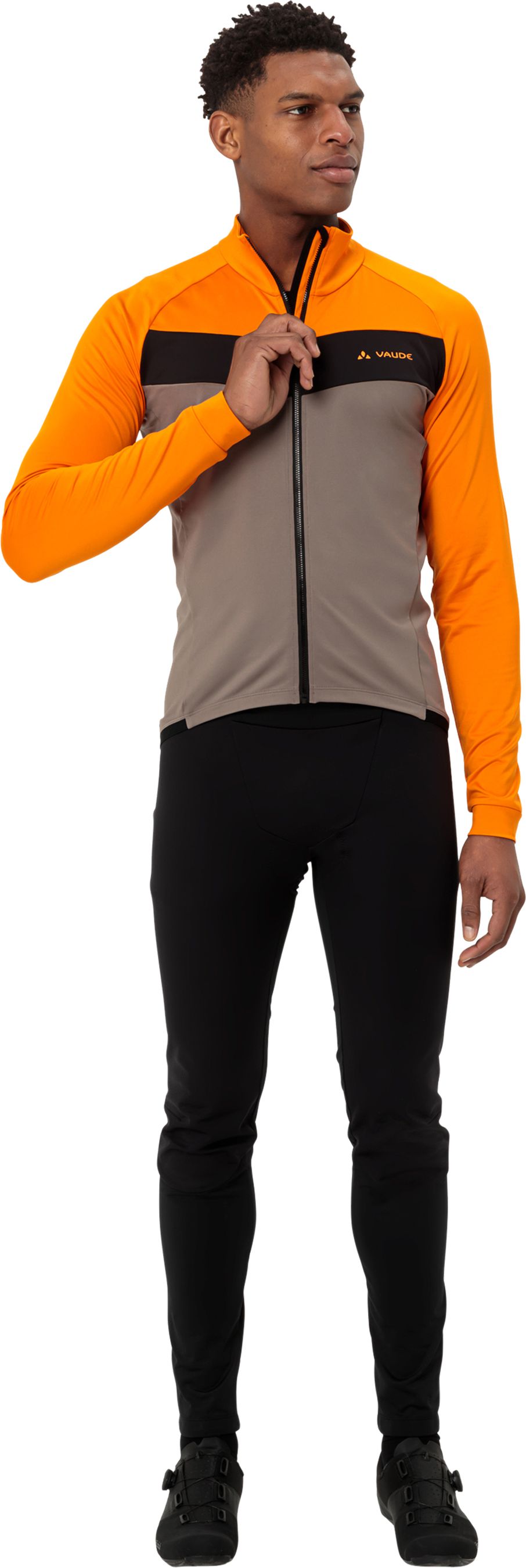 POSTA Herren-Thermo-Langarmtrikot / kurkuma / M