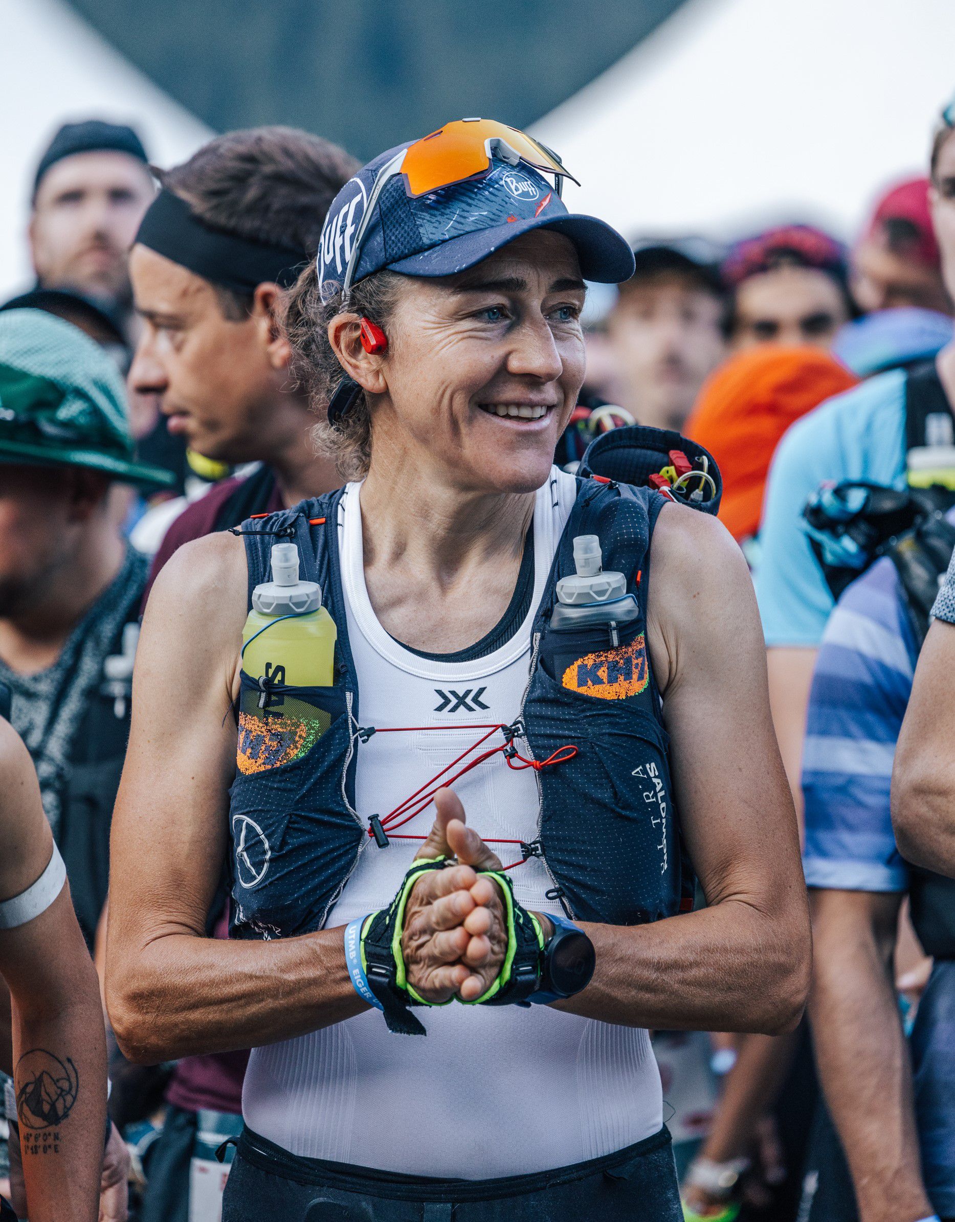 Women Invent 4.0 LT Singlet / Arctic White/Dolomite Grey / XL