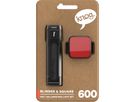 Lichtset Blinder & Square / black / 600/100 Lumen, 189 g
