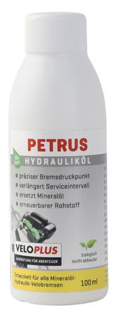 PETRUS HYDRAULIKÖL für Scheibenbremsen 100ml, biologisch leicht abbaubar / 100ML