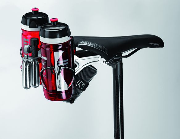 Bidonhalterbefestigung Skekane Alu schwarz / schwarz