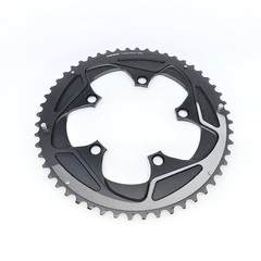 Chainring Rival22 110BCD Non-/Hidden-Bolt (52-36) / silver / 110x52T