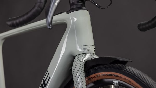 NUROAD HYBRID C:62 RACE FE E-Gravelbike / reedbeige / XS