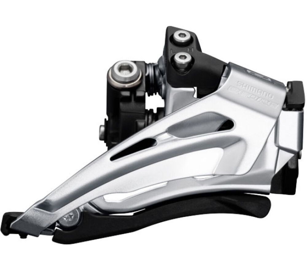 Umwerfer Deore FD-M6025 Double 10-Gang Dual-Pull / schwarz / 28-34mm
