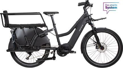 MULTICHARGER2 MIXTE GT FAMILY E-Cargobike / utility grey black matt / 47 CM