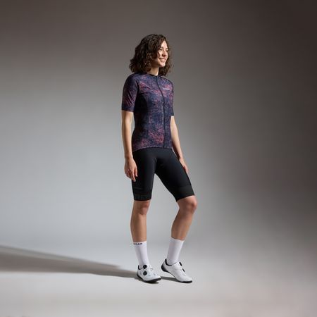 SPIRIT NEURO Damen-Kurzarmtrikot / orbit blue/coral red / S=38