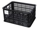 Fahrradkiste Crate / schwarz / 40 l, 49 cm, 38 cm, 26 cm