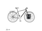 SPORT-ROLLER Universaltaschen (Duo) / asphalt - black / 2x14.5