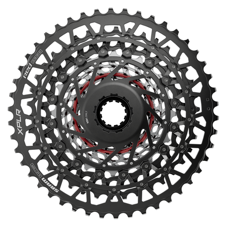MY24 Cassette XG-1391 Red XPLR AXS 13SP / black/silver / 10-46t