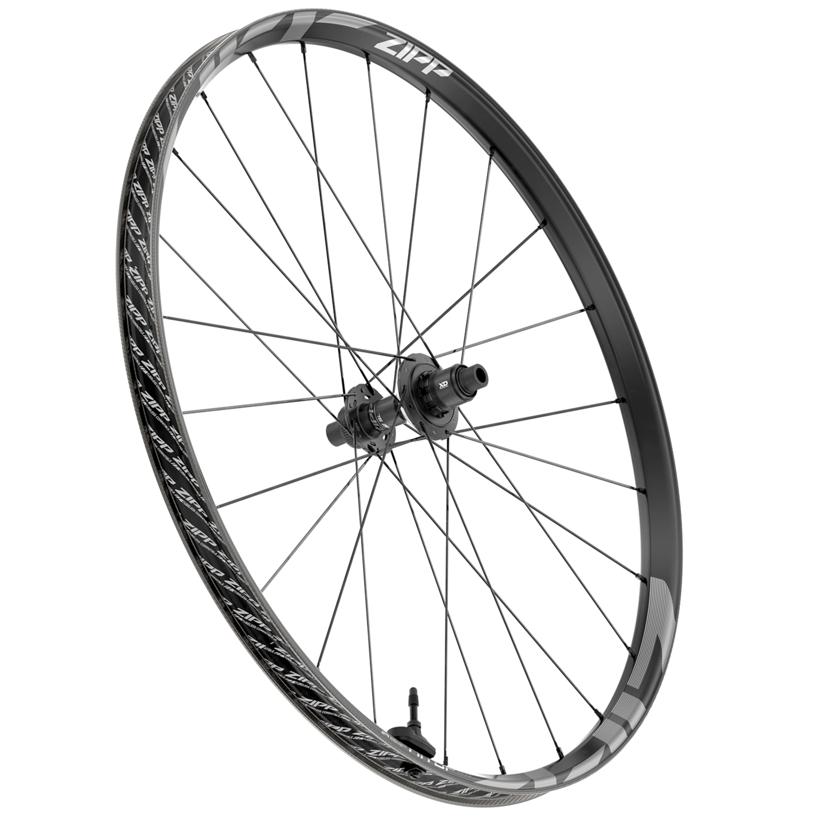 1ZERO HITOP SW TLR Disc CenterLock Rear Wheel / black silver/silv