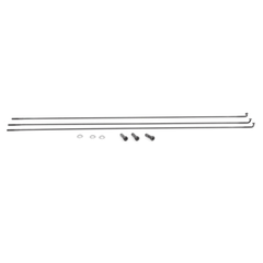 Spoke and Nipple 302mm D-Light J-Bend Qty 3 / black