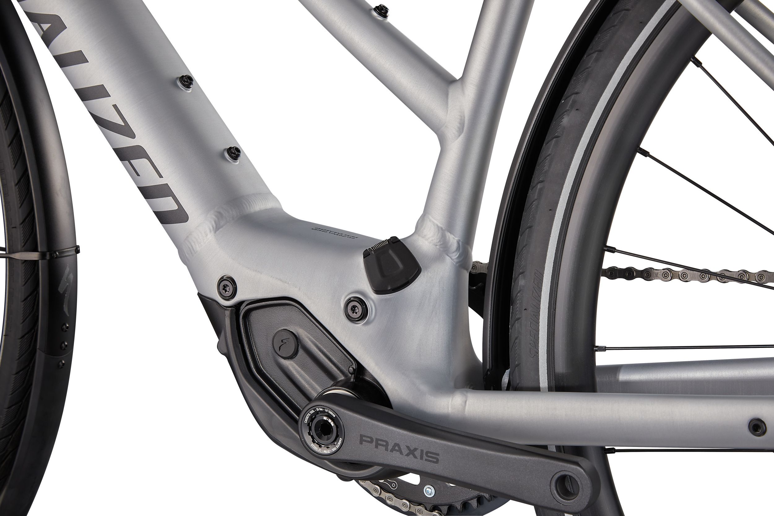 VADO SL 5.0 ST EQ GEN 1 E-City- und Alltagsvelo / brushed aluminium black reflective / XL