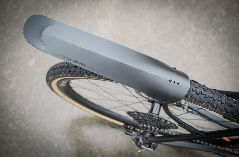 WIN WING 2 Spritzschutz Gravel / schwarz / 28", BREITE 23-60mm