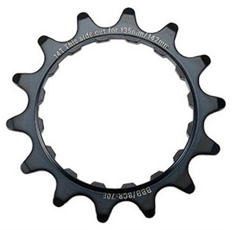 BCR-70E Bosch-Motorritzel für Einbaubreite 135/142mm und 148mm Boost mit Verschlussring / schwarz / 15 Zähne