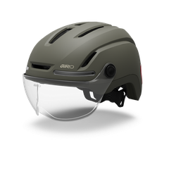 ETHOS MIPS LED SHIELD Velohelm / matte dark sage / L 59-63