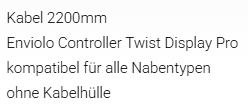 Enviolo Drehgriffschalter Twist Pro mit Display