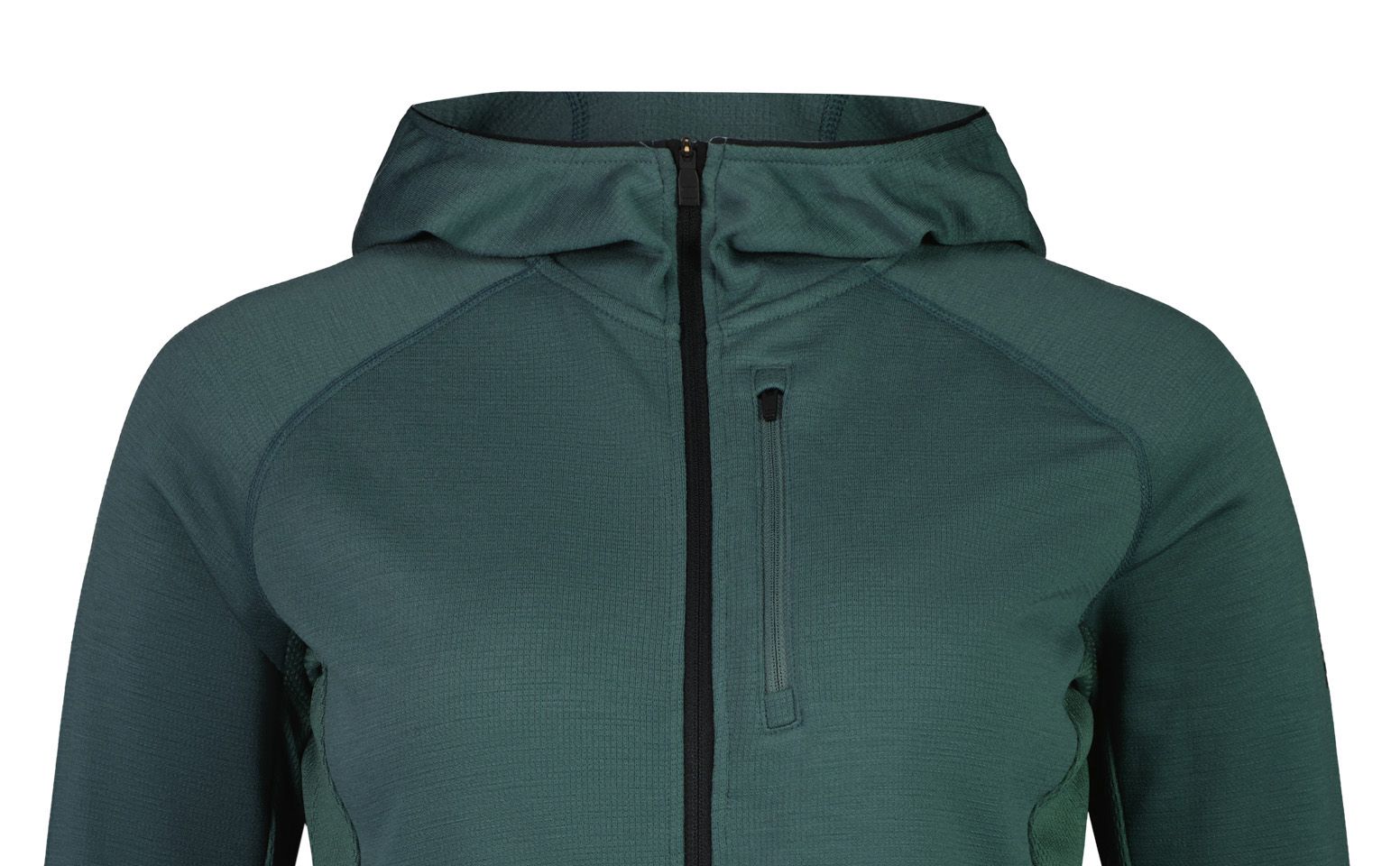 APPROACH Damen-Merino-Kapuzenjacke / burnt sage / XS