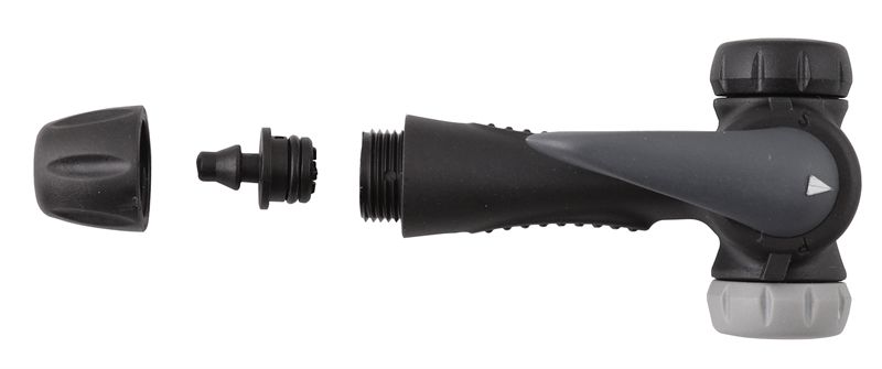ORA DOPPELKOPFADAPTER Schrader/Presta / schwarz
