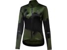 PROGRESS Damen-Thermo-Langarmtrikot / black/utility green / 42