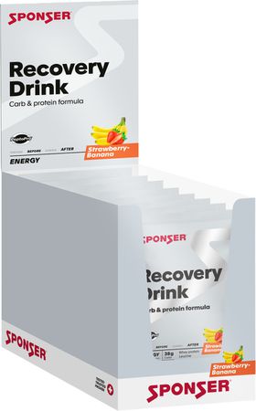 Recovery Drink, Display (20 x 60 g) / Strawberry-Banana