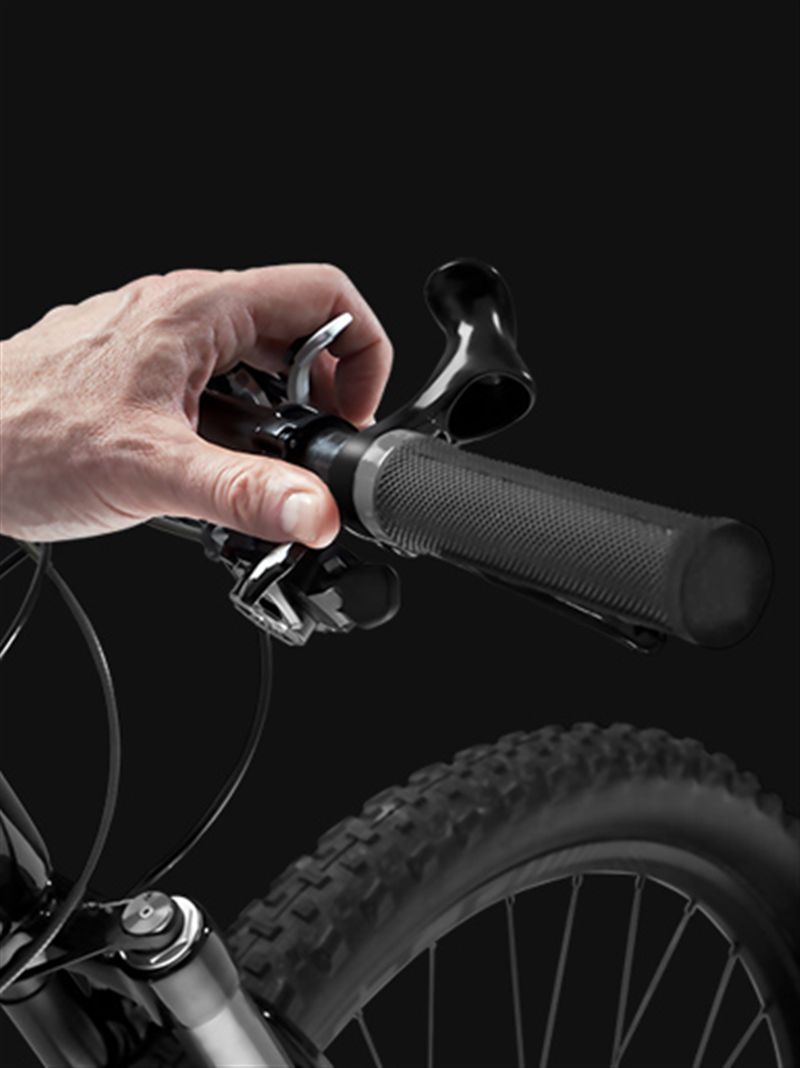 SPIRGRIPS Ergo Innenlenker Griffe MTB / schwarz matt