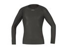 M GWS BASE LAYER Herren-Langarmshirt mit Windstopper / schwarz / L