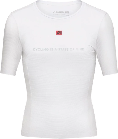 BASE LAYER Unisex-Kurzarmshirt / white / XL
