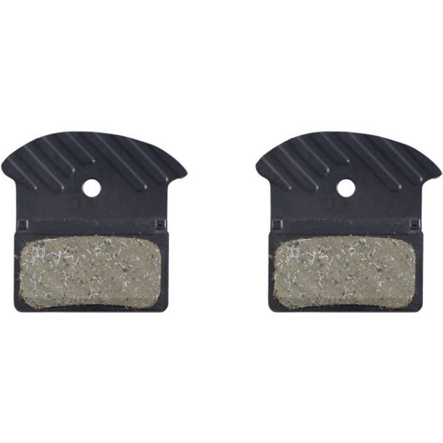 J05A-RF Ice-Tec, Bremsbelag / Resin/Trägerplatte Alu mit Kühllamellen
