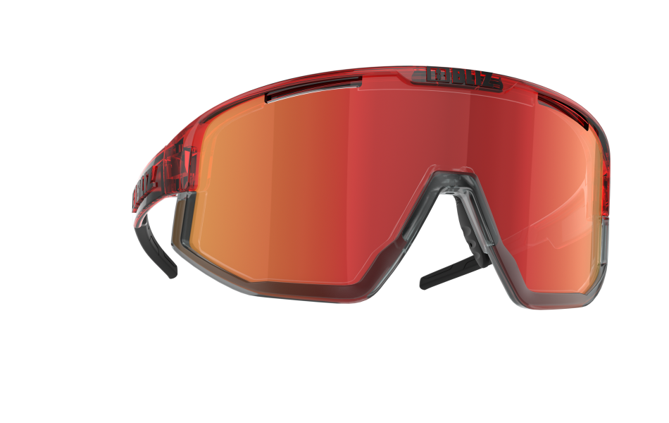 FUSION Sportbrille / transparent red