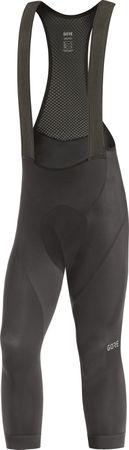 C3 Herren-3/4-Trägerhose mit Pad / black / S