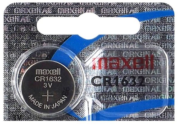 Batterie CR1632 Lithium Knopfzelle 3V