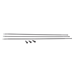 Spoke and Nipple 276mm Straight Roam/Rail 40 Qty 3 / black
