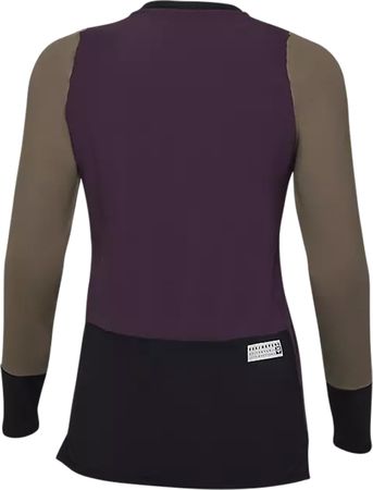 DEFEND THERMAL Damen-Langarmshirt / dark purple / L