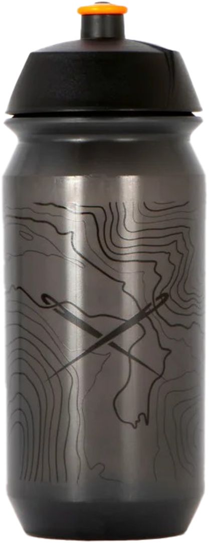 Contour Bottle / schwarz / 7.5 x 7.5 x 25 cm, 0.5 l
