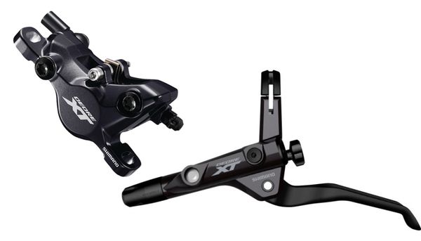 XT T8100 2-Kolben Trekking-Scheibenbrems-Set / schwarz / vorne