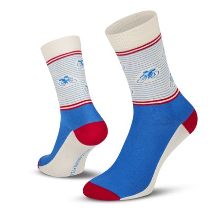 Vintage Cyclist Socks / riviera blue / 43-46