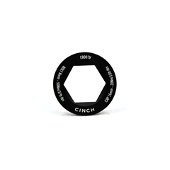 Next And Turbine Crank DS Puller Cap W/Washer M25 / black matt